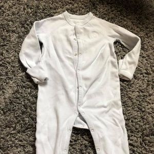 RALPH LAUREN LIGHT BLUE FOOTED PJ